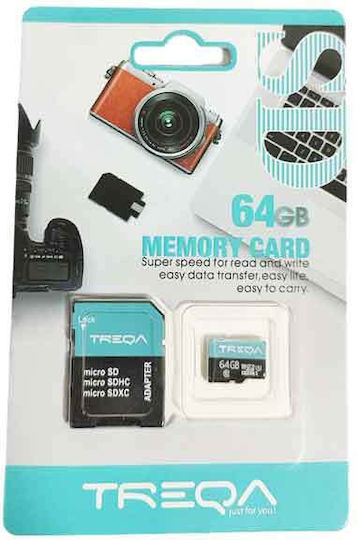 Micro SDHC 64GB Class 10 με αντάπτορα