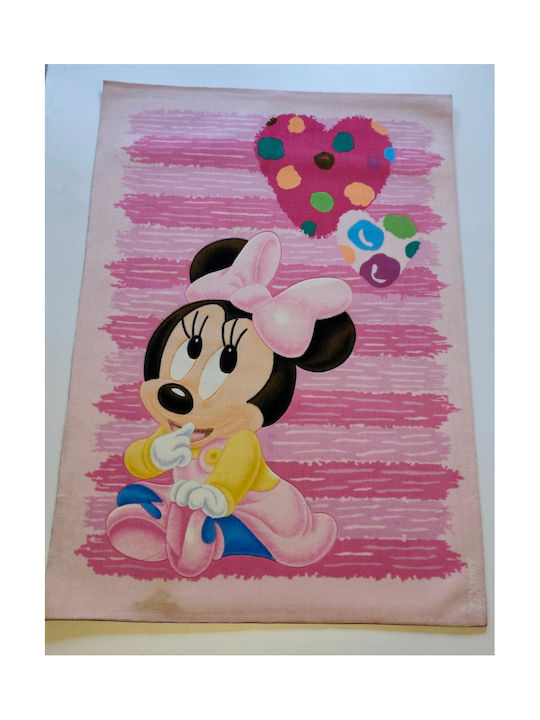 Kinderteppich Minnie Rosa 133x190cm