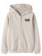 Kids Sweatshirt Cardigan Beige
