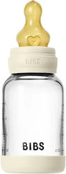 Bibs Γυάλινο με Θηλή Καουτσούκ για 0+ μηνών 120ml