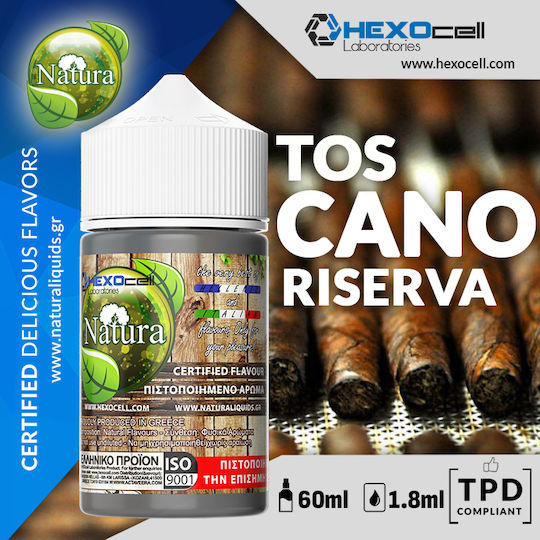 Hexocell Flavor Shot Toscano Riserva 1.8ml/60ml 1τμχ Toscano Riserva