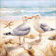 Decoupage Napkin 1 Piece Seagulls On The Sand