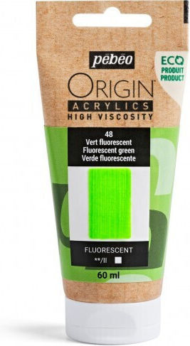 Ακρυλικο Pebeo Origin 60ml Fluorescent Green