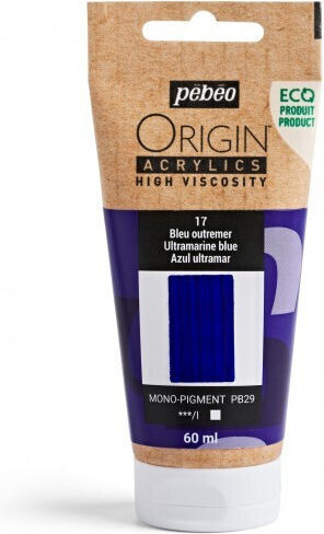 Culori Acrilice Pebeo Origin 60ml Albastru Ultramarin