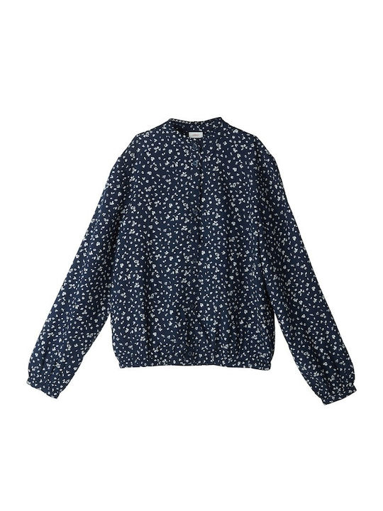 Детска Риза Дълъг ръкав Dark Blue