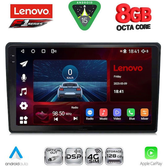 Lenovo Ηχοσύστημα Αυτοκινήτου για Honda HR-V 1998-2005 (Bluetooth/USB/WiFi/GPS/Apple-Carplay/Android-Auto) με Οθόνη Αφής 9"