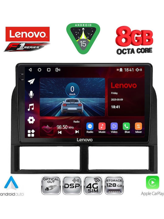 Lenovo Car Audio System for Jeep Grand Cherokee 1999-2004 (Bluetooth/USB/WiFi/GPS/Apple-Carplay/Android-Auto) with Touch Screen 9"