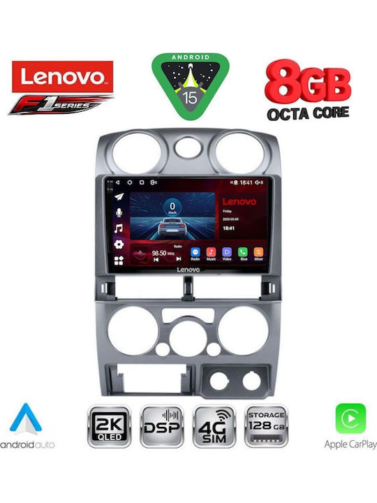 Lenovo Car Audio System Isuzu D-Max 2008-2012 (Bluetooth/USB/WiFi/GPS/Apple-Carplay/Android-Auto) with Touch Screen 9"