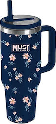 Must Team Θερμός 900ml Floral