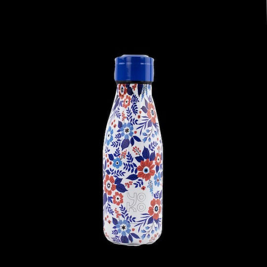 Yoko Μπουκάλι Θερμός Ανοξείδωτο BPA Free 260ml Imprimee Tuileries Επαναχρησιμοποιήσιμο μπουκάλι