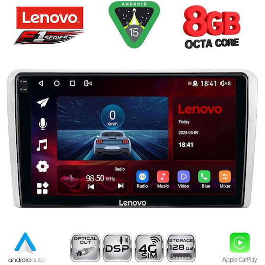 Lenovo Ηχοσύστημα Αυτοκινήτου για Opel Antara 2006+ (Bluetooth/USB/WiFi/GPS/Apple-Carplay/Android-Auto) με Οθόνη Αφής 9"