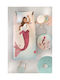 Saint Clair Bettwäsche-Set Einzel Baumwolle Mermaid Colorful 170x250cm 3Stück