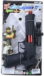 Pistol Negru Cu Lunetă și Sunet Pistol Negru Cu Lunetă și Sunet