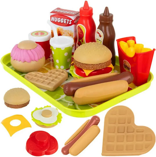 Kinder Set Fast Food Iso Trade 26 Teile Servierteller & Burger
