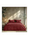 Beauty Home Σετ Σεντόνια Υπέρδιπλα 240x270εκ. Μπορντό (4τμχ)