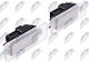 License Plate Lights Renault Clio V Megane IV Talisman Koleos II Espace V Master III Opel Movano B Nissan NV400 2010 ELP-RE-011