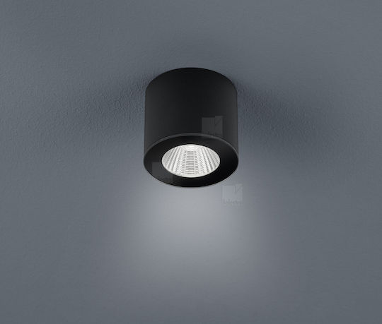 Helestra Таванно осветление Баня Черен с Вграден LED
