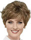 Wig with Synthetic Hair in Light Chestnut Color 20cm