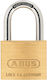 Abus Bronze Padlock Brass with Key 20mm 1pcs