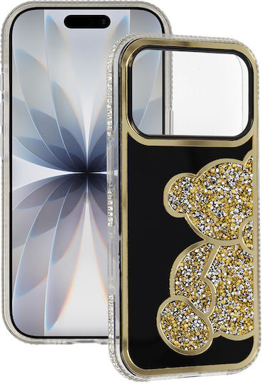 Teddy Bear Case Iphone 16 Pro Max Gold