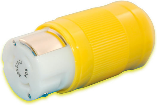 Dry Supply Plug Yellow Marinco 50a Marinco 18.re.58989