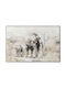 Canvas Painting Elephant & Baby Elephant Frame 122.2x82.5x4.5cm 6/kib