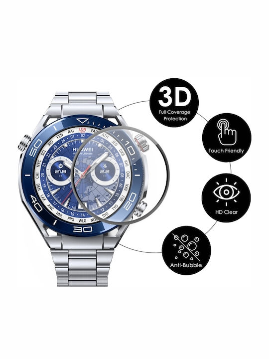 Enkay 2 Pieces Full Flexi Glass Huawei Watch Ultimate Black