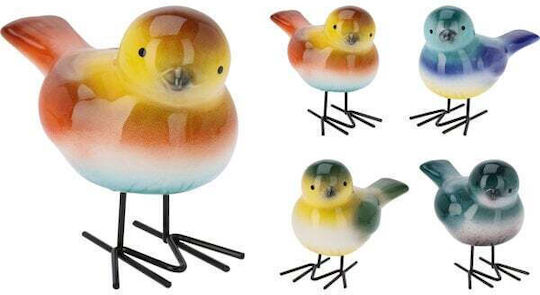 Porcelain Bird 11cm Metal Legs 8 Designs