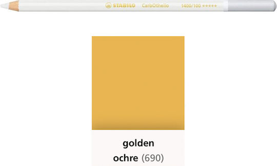 Μολύβια Παστέλ Carbothello Stabilo 690 Golden Ochre
