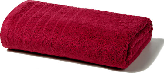 Cosy All Seasons Πετσέτα Σώματος Cosy Life 100x150εκ. Μπορντώ Βάρους 500gr/m²
