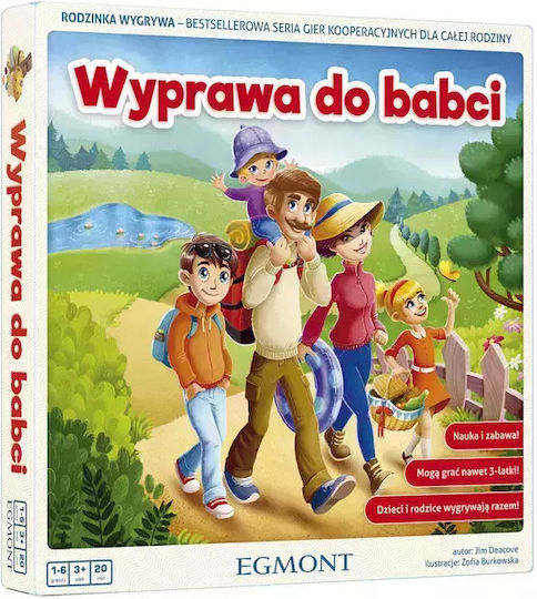 Board Game Trip to Grandma for 1-6 Players 3+ Years Old (PL) Egmont
