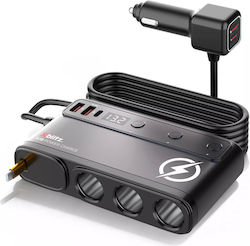 Xblitz Φορτιστής Αυτοκινήτου με Θύρες 3xUSB-A 1xType-C 3xΑναπτήρα Xblitz Φορτιστής Αυτοκινήτου με Θύρες 3xUSB-A 1xType-C 3xΑναπτήρα