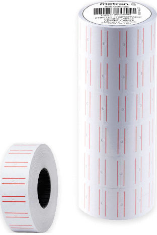 Metron Line Self-Adhesive Label Rolls 1pcs