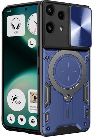 Techsuit CamGuard Pro Rückseitencover Blau Für Nichts Phone (3a) Lite