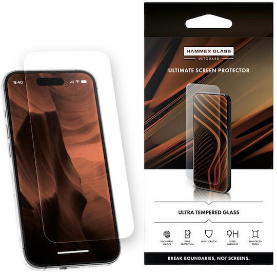 Hammer Tempered Glass (iPhone 17 / 17 Pro / 16 Pro)