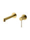 Excel Built-in Mixer & Spout Set for for Bathroom Sink 2 Exits Gold