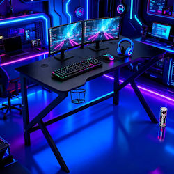 Γραφείο Gaming 100x54.5x74εκ. Μαύρο
