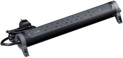 Power Strip 5 Sockets with 5m Cable