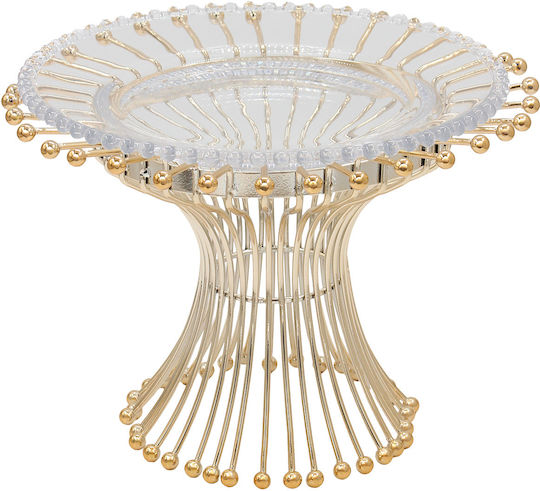 Keskor Cake Stand Gold 30x30x22cm