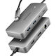 Axagon USB-C Docking Station mit HDMI 4K PD Ethernet Gray (HMC-CUB83X2)