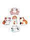 Tfo 3d Sticker Cat 5pcs Set