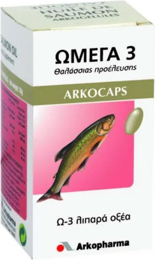 Arkopharma Omega 3 Marin Origin Ιχθυέλαιο 60 κάψουλες