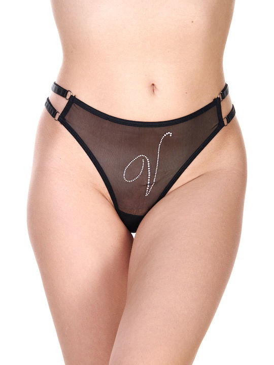 Γυναικεία String 2Pack Μαύρο