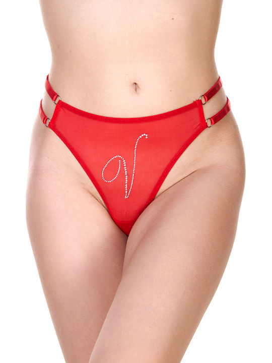 Comfort Γυναικεία String 2Pack Κόκκινο