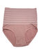 Cotton High Waist Women's Briefs Pink