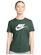 Sportswear Essential Damen Crop T-Shirt Grün