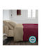Go Smart Home Coverlet Single Beige-burgundy 160x220cm