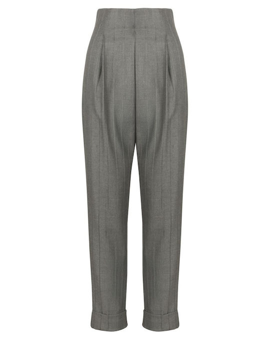 Andamane Women's Fabric Trousers Gray