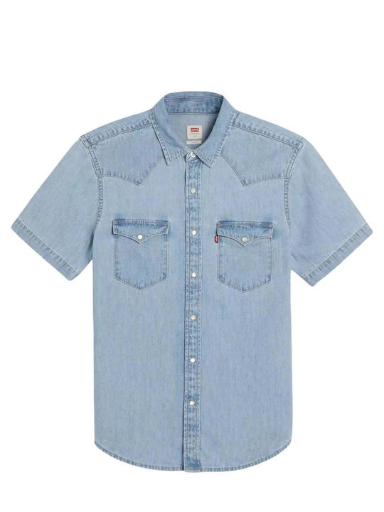 Levi's Classic Short-sleeved Denim Shirt Med In...
