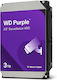 Western Digital 3TB HDD Σκληρός Δίσκος 3.5" SATA III 5400rpm με 128MB Cache για Καταγραφικό WD34PURZ